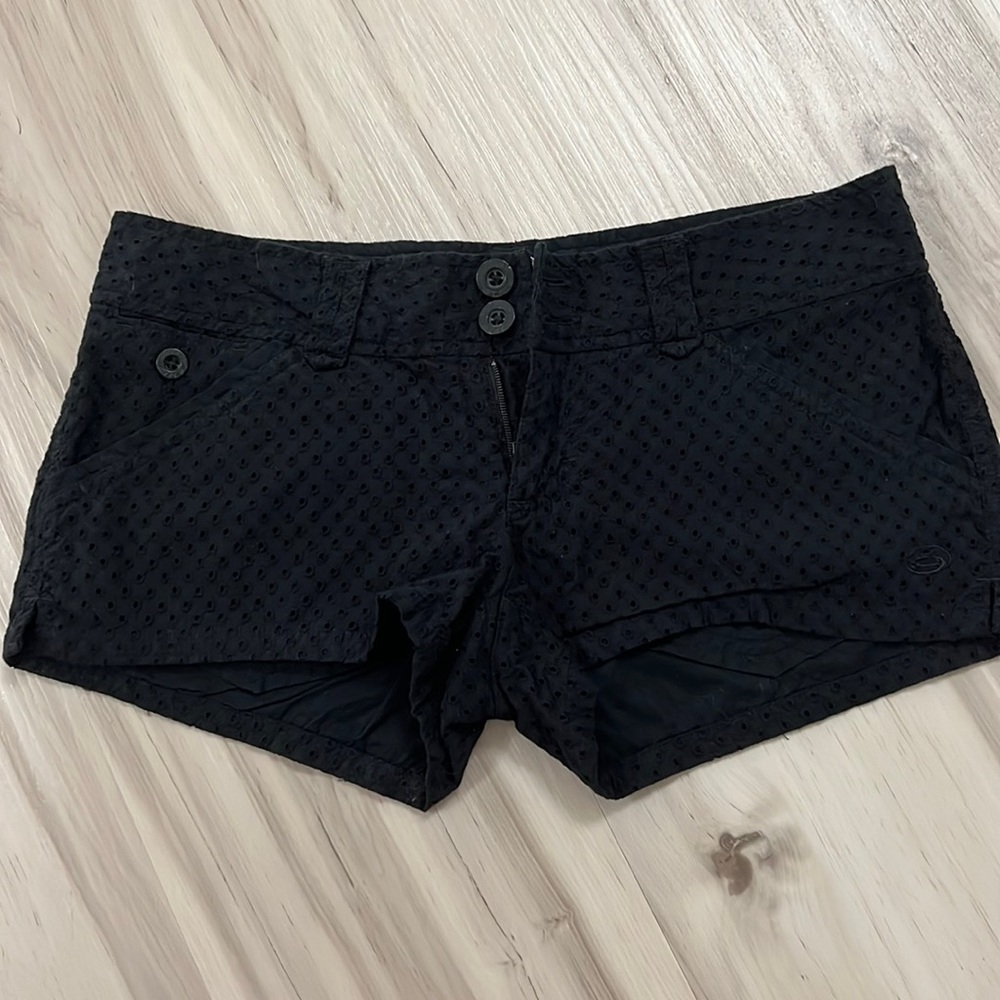 Black shorts size 0